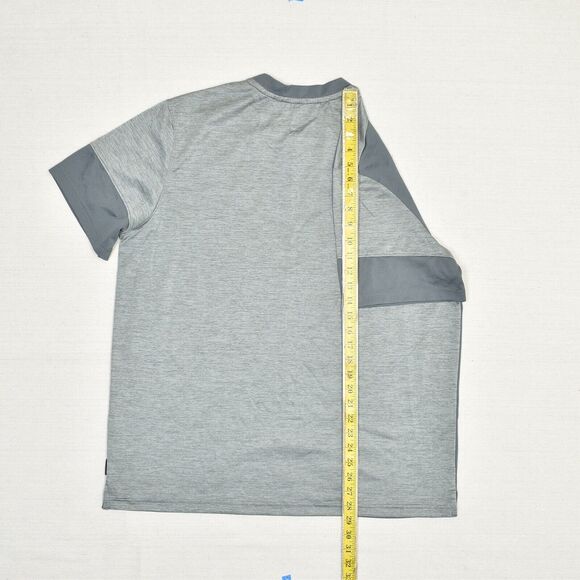 Nike Dri Fit T Shirt Men Crew Neck Short Sleeve Polyester Gray Size XL - Picture 6 of 8